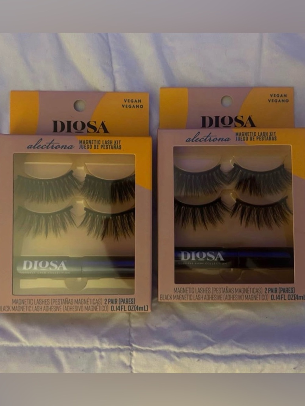 DIOSA Magnetic Lash Kit in Black – 2 Pairs with Adhesive